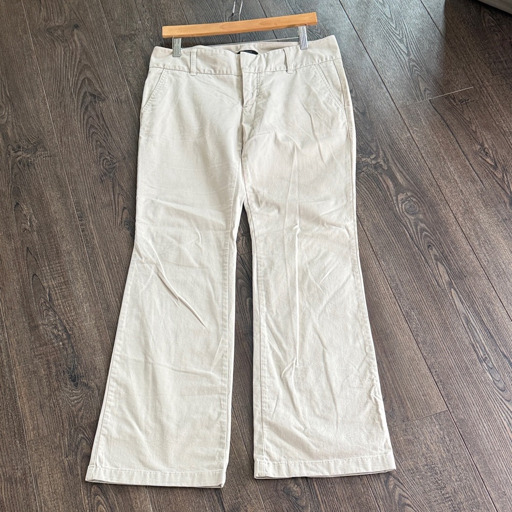 Express Cream/Tan pants ladies 8